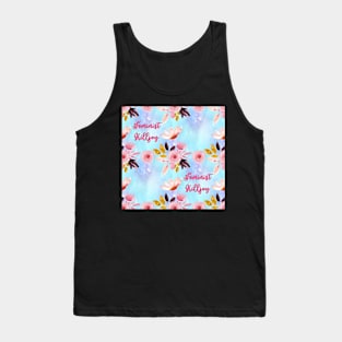 Feminist Killjoy - A pretty Floral Pattern Tank Top